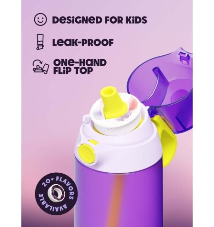 Sipper Flaschen Squid Purple